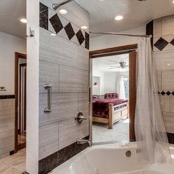 Jacuzzi brand bubbly tub.