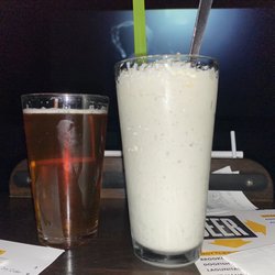 Cookie shake and beer
