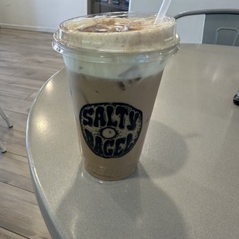 Salty Bagel - Crème Brûlée Latte - Bagels Near Me - Cocoa Beach, Florida