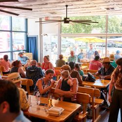 Nolan Creek Brewery - Inside taproom during summer event
