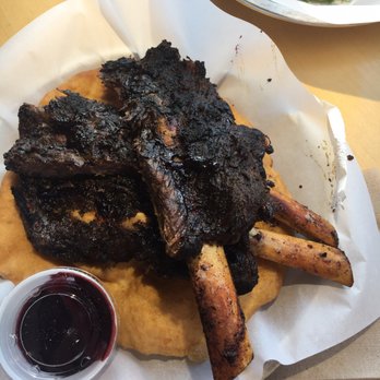 Tocabe An American Indian Eatery - Byson Ribs with the a truly Native America BBQ sauce. - American Near Me - Denver, Colorado Tocabe An American Indian Eatery - Byson Ribs with the a truly Native America BBQ sauce. - American Near Me - Denver, Colorado