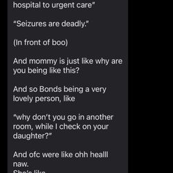 Elizabeth Bond, DO - Houston Methodist Primary Care Group - (Continued) conversation my son has with Dr Elizabeth Bond after her altercation