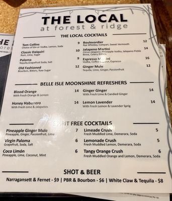 Menu photo 3 The Local at Forest & Ridge Henrico, VA Menu photo 3 The Local at Forest & Ridge Henrico, VA