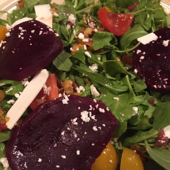 Pizzeria DeVille - Beet salad. A smaller salad. Awesome roasted beets w bitter arugula and a nice hot pepper relish. So good!! Yes. - Pizza Near Me - Libertyville, Illinois Pizzeria DeVille - Beet salad. A smaller salad. Awesome roasted beets w bitter arugula and a nice hot pepper relish. So good!! Yes. - Pizza Near Me - Libertyville, Illinois