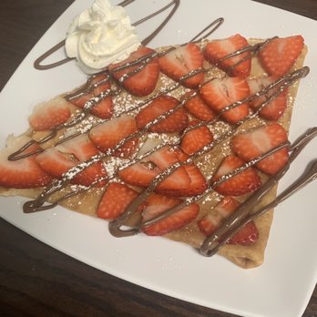 El Cafezito - Nutella w/ strawberries!!! Amazing with a latte on the side! Yummy - Creperies Near Me - Phoenix, Arizona El Cafezito - Nutella w/ strawberries!!! Amazing with a latte on the side! Yummy - Creperies Near Me - Phoenix, Arizona
