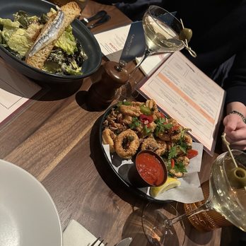 Casa Louie - Caesar Salad Fried Calamari - Italian Near Me - New York, New York