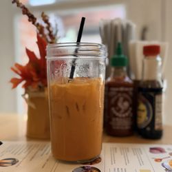The Garden Thai Cuisine - Thai Sweet Iced Tea 20 oz
