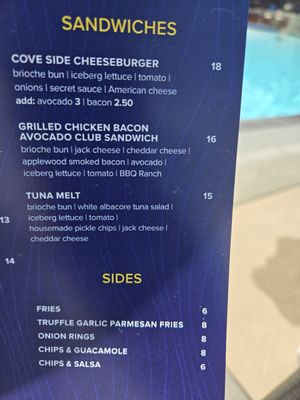 Menu photo 7 Coveside Grill Temecula, CA
