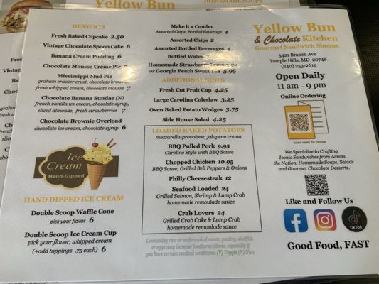Menu photo 6 Yellow Bun & Chocolate Kitchen Temple Hills, MD Menu photo 6 Yellow Bun & Chocolate Kitchen Temple Hills, MD