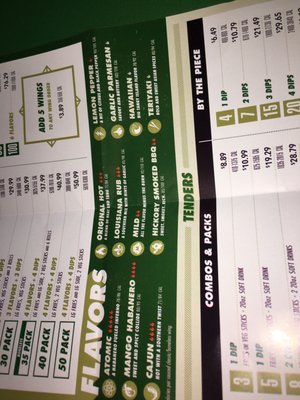 Menu photo 1 Wingstop Carmichael, CA