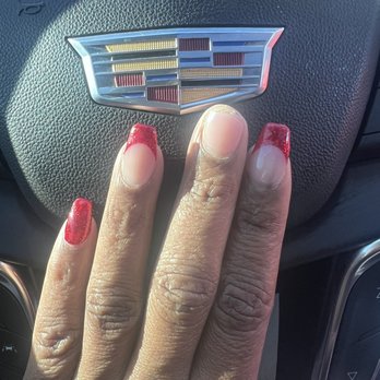 Top Nails II - My nail broke 4 days later this is a new set. Did not hit on anything! - Nail Salons Near Me - Bear, Delaware Top Nails II - My nail broke 4 days later this is a new set. Did not hit on anything! - Nail Salons Near Me - Bear, Delaware