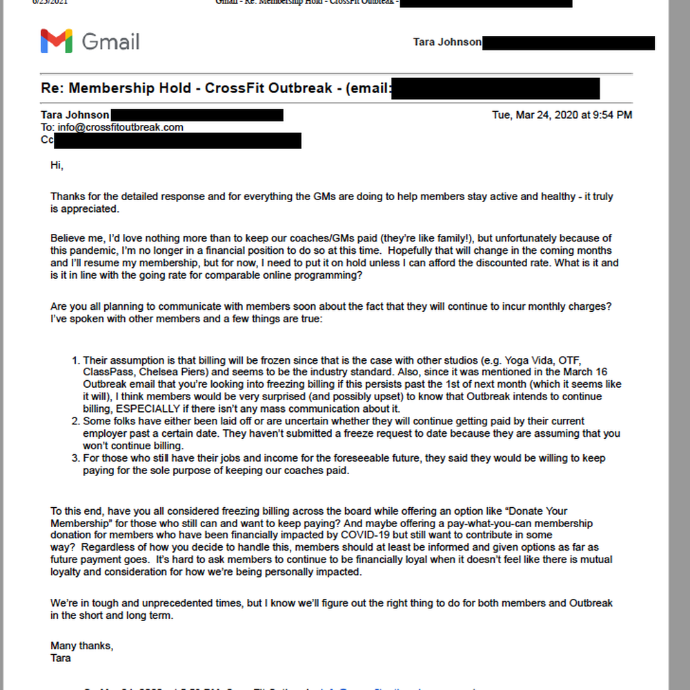 BKFit - Bed Stuy - SHAME! They planned to charge members FULL MEMBERSHIP FEES while they were closed during the pandemic, and without notification! - Interval Training Gyms Near Me - Brooklyn, New York