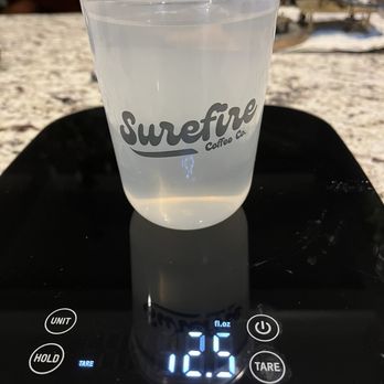 Surefire Coffee - Iced coffee is supposed to be 16 ounces and it's only 12 ounces and even less with all the ice - Coffee & Tea Near Me - Brentwood, Tennessee