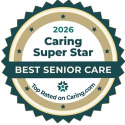 Right at Home - Grateful ,honored ,and proud to be named 2026 Caring Super Star. This recognition belongs to our incredible caregivers and families we serve