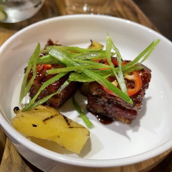 Sabio on Main - Piloncillo & Hibiscus Glazed Pork Belly - New American Near Me - Pleasanton, California