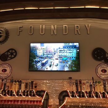 Foundry Kitchen and Bar - beer taps on the bar - Gastropubs Near Me - Elyria, Ohio