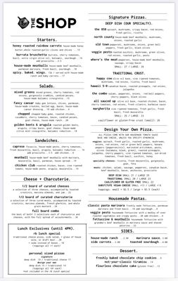 Menu photo 8 The Shop San Diego, CA Menu photo 8 The Shop San Diego, CA