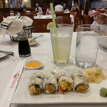 Tomatoes - Jason roll without tuna and wasabi sauce - New American Near Me - Margate City, New Jersey Tomatoes - Jason roll without tuna and wasabi sauce - New American Near Me - Margate City, New Jersey