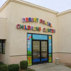 Desert Dental Group - Another front view of our dental office with our new window decals.
