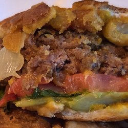 Clancy's Tavern - My half eaten Not My First Rodeo Smash Burger.