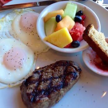 All Day Café - Sirloin and medium basted eggs with homemade jam for bread. - Cafes Near Me - Sioux Falls, South Dakota All Day Café - Sirloin and medium basted eggs with homemade jam for bread. - Cafes Near Me - Sioux Falls, South Dakota