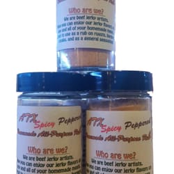ATX Homemade Jerky - Our Spicy Peppered Seasoning Rub - Great for burgers, steaks, ribs, roasts, etc.