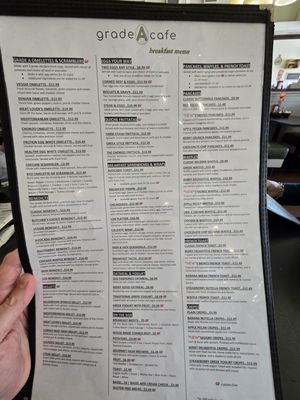 Menu photo 4 Grade A Cafe Mount Prospect, IL