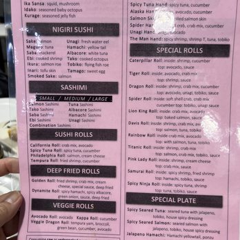 Fuji Sushi Buffet - Menu list - Japanese Near Me - Concord, California Fuji Sushi Buffet - Menu list - Japanese Near Me - Concord, California