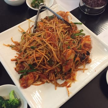 Mhat Korean Restaurant - Ahgoojim (monkfish) with bean sprouts - Korean Near Me - La Palma, California
