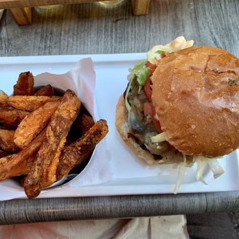 Steamworks - AMAZING BURGER & DELICIOUS YAM FRIES!!!!! - Pubs Near Me - Vancouver, British Columbia