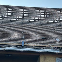 New roof installation