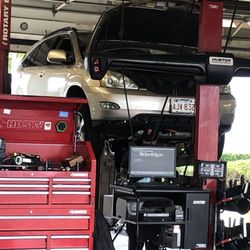Jiffy Lube - Car being repaired
