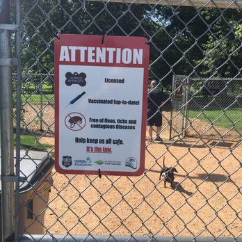 Eau Claire County Dog Park - Sign at entrance - Dog Parks Near Me - Eau Claire, Wisconsin