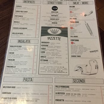 Sulmona - Menu - Pizza Near Me - Cambridge, Massachusetts