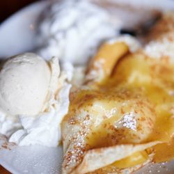 Whispers Cafe and Creperie - Half Moon Sweet Crepe