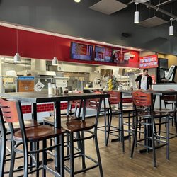 Kitchen and order area