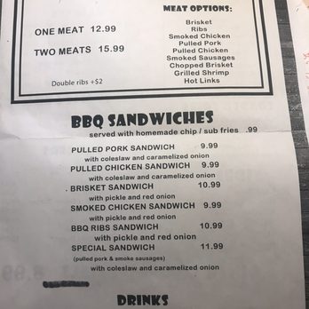My BBQ & Grill - Menu - Barbeque Near Me - Choctaw, Oklahoma