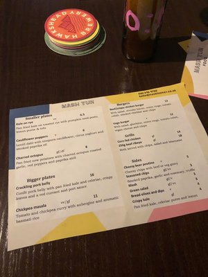 Menu photo 2 Mash Tun Manchester, XGM