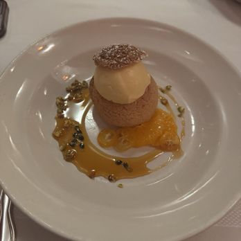 Chez Panisse - Passionfruit ice cream profiterole I liked the ice cream but the profiterole was not it. - New American Near Me - Berkeley, California