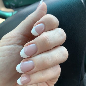 ND Nail - Full set French manicure (tips and gel paint) nails - Nail Salons Near Me - Scottdale, Arizona