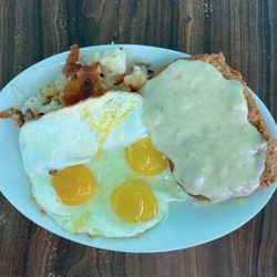 Rae's Restaurant - Chicken Fried Steak w/Biscuits and Gravy $13.17