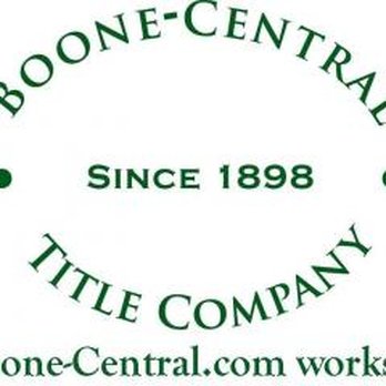 BOONE-CENTRAL TITLE COMPANY - Updated January 2025 - 601 E 