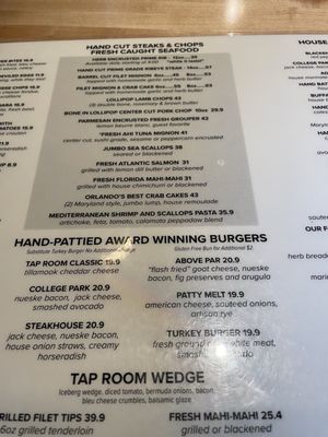 Menu photo 4 The Tap Room at Dubsdread Orlando, FL Menu photo 4 The Tap Room at Dubsdread Orlando, FL