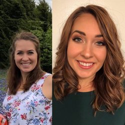 Katours Salon - Here's the before and after pic I posted on Instagram just so you can see the difference!!