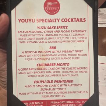 YOUYU Noodle Bar - Specials - Asian Fusion Near Me - Wheatland, California