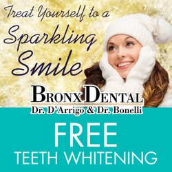 D'Arrigo And Bonelli DDS - Why not give yourself the gift of a brighter smile for the new year? A Teeth Whitening at Bronx Dental is the answer.