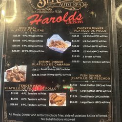 Berwyn Harold's Chicken & Bar - Menu