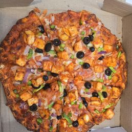 Tandoori Paneer Pizza 🌶️🌶️