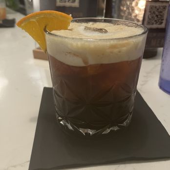 Char & Stave - Non alcoholic old fashioned - Coffee Roasteries Near Me - Philadelphia, Pennsylvania