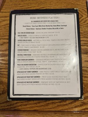Menu photo 2 Rustic Roots Tavern Jermyn, PA